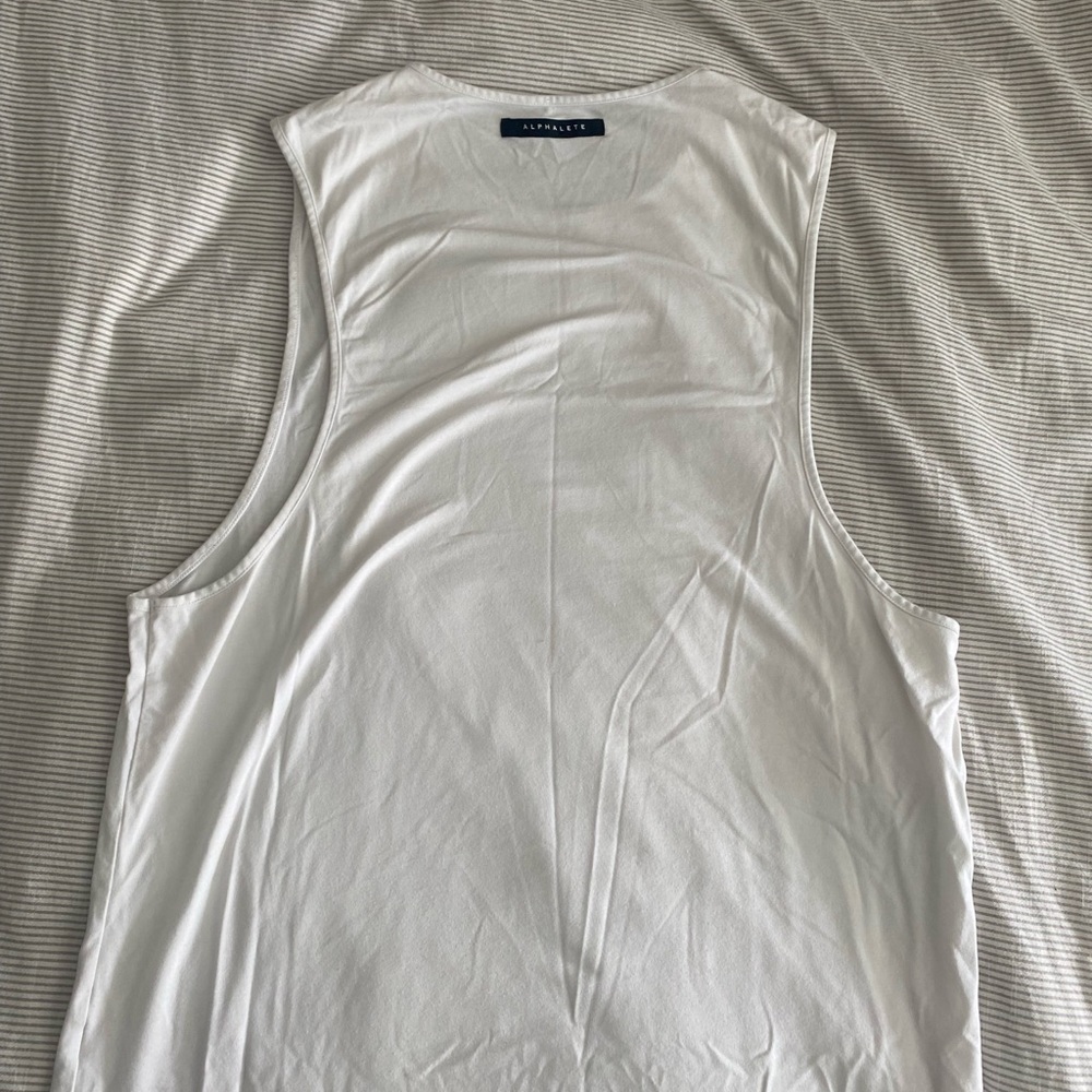 Mens Alphalete Tank top Scoop Bottom